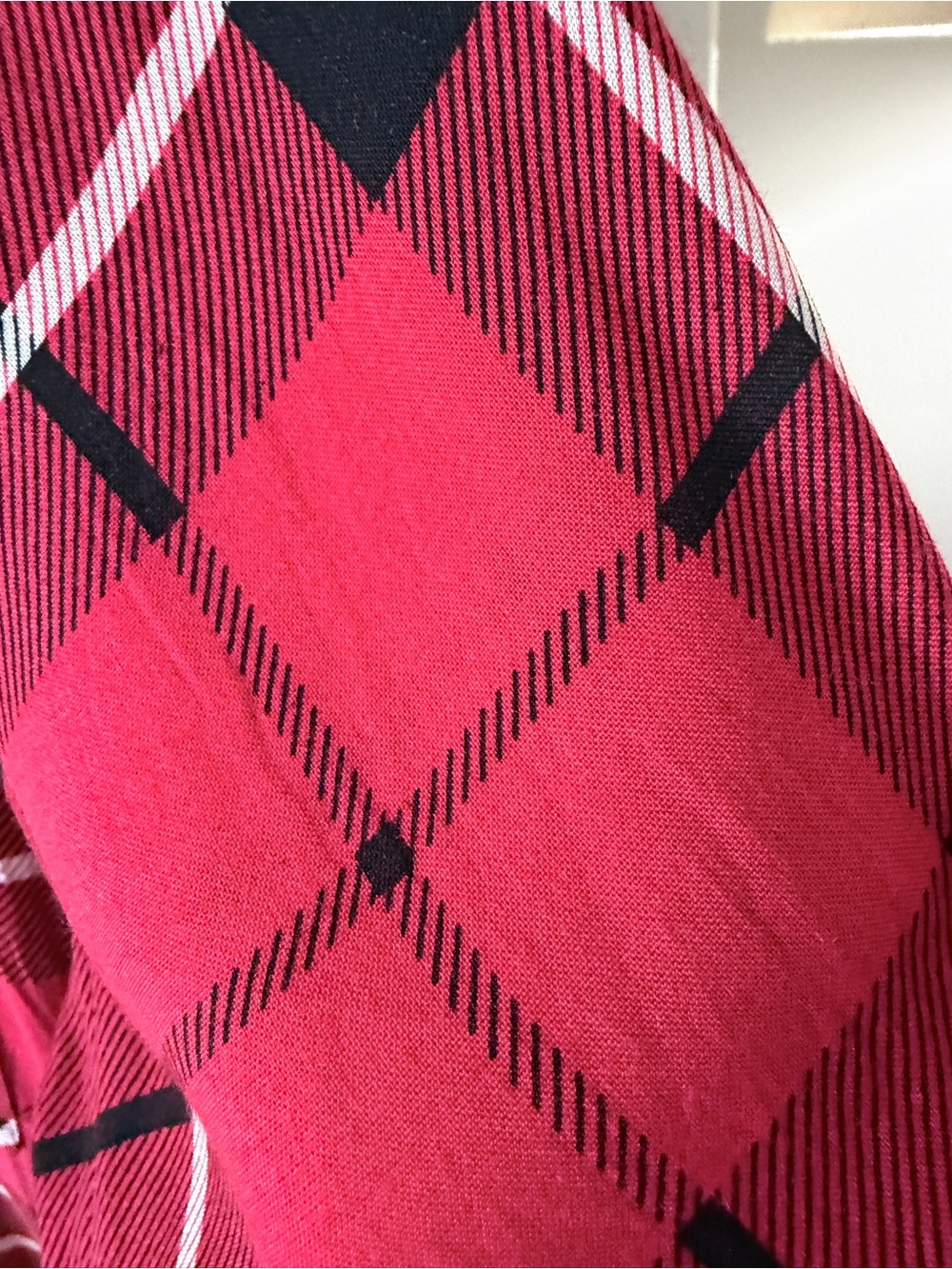 Miss Lili Red and Black Plaid Button-Up Tunic - Picture 10 of 10